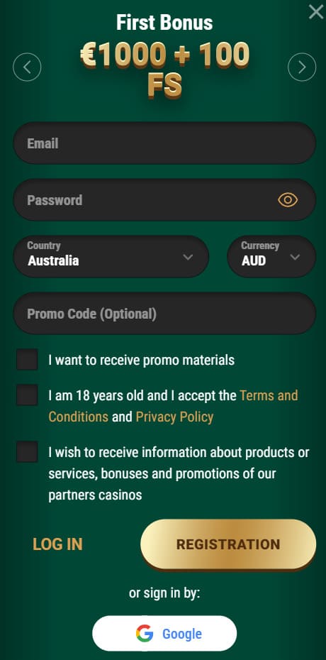 Richard Casino live dealer games section